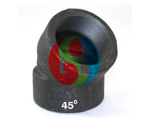 Elbow 45 90 deg Threaded Carbon Steel