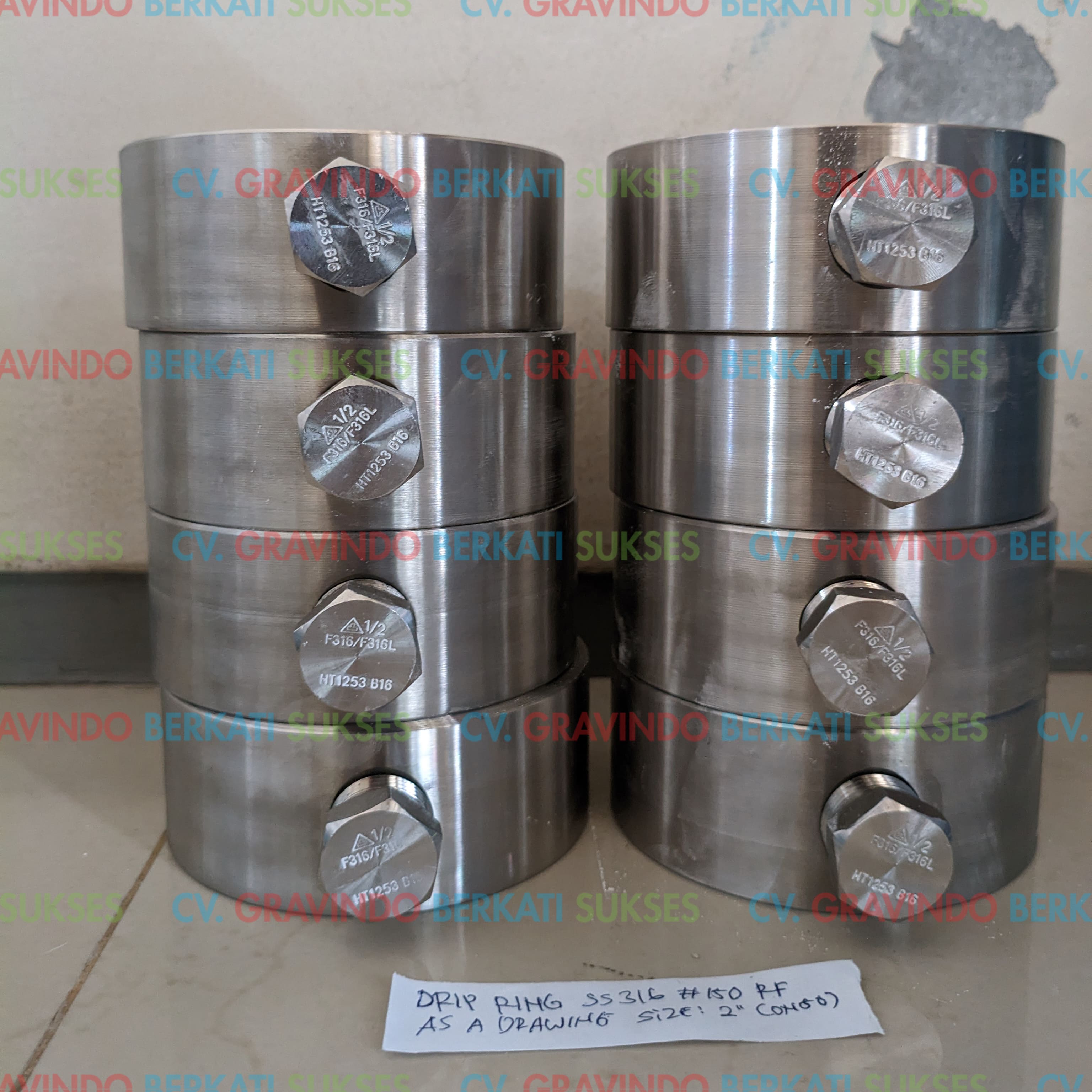 bleed ring and drip ring Stainless Steel ANSI/ASME