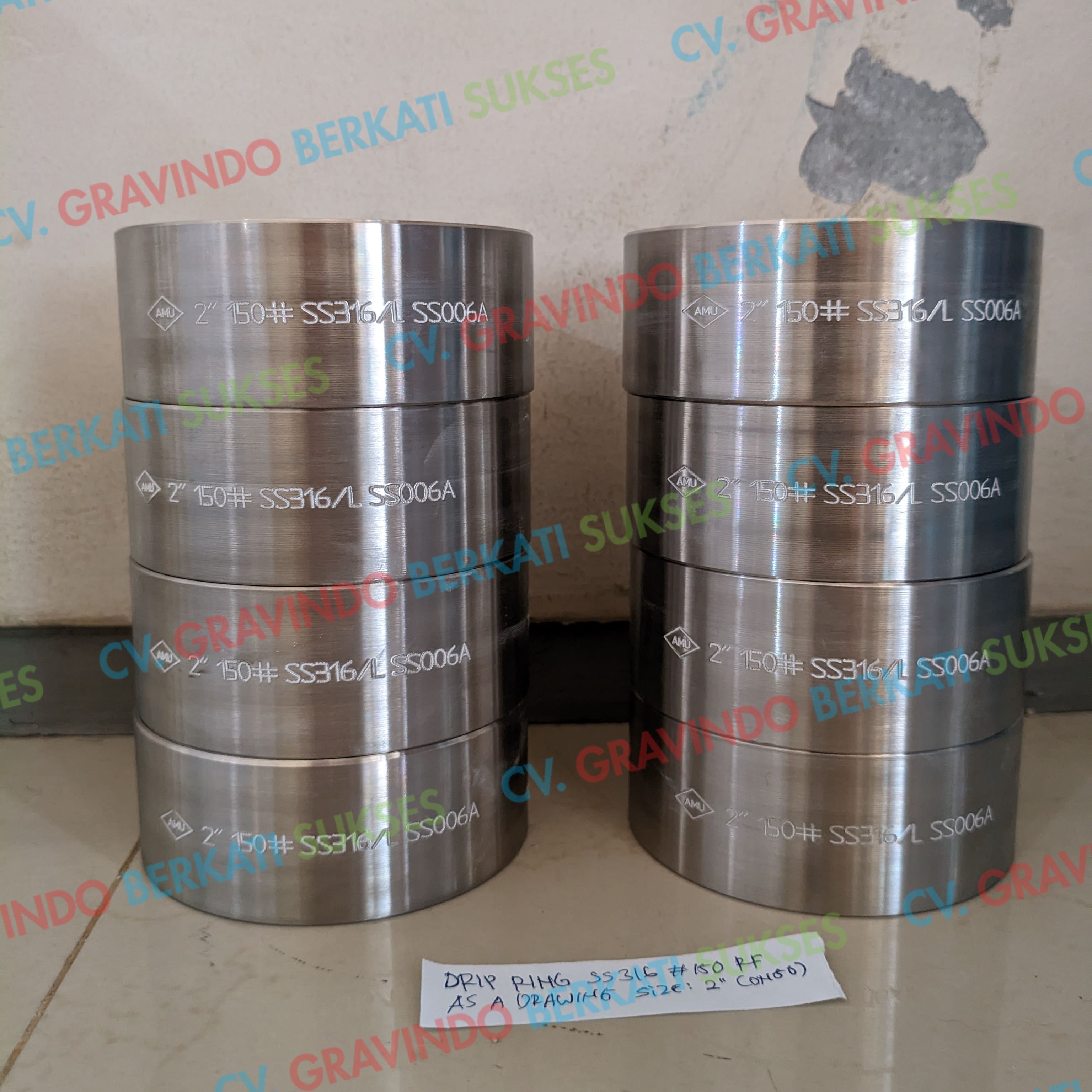 bleed ring and drip ring Stainless Steel ANSI/ASME