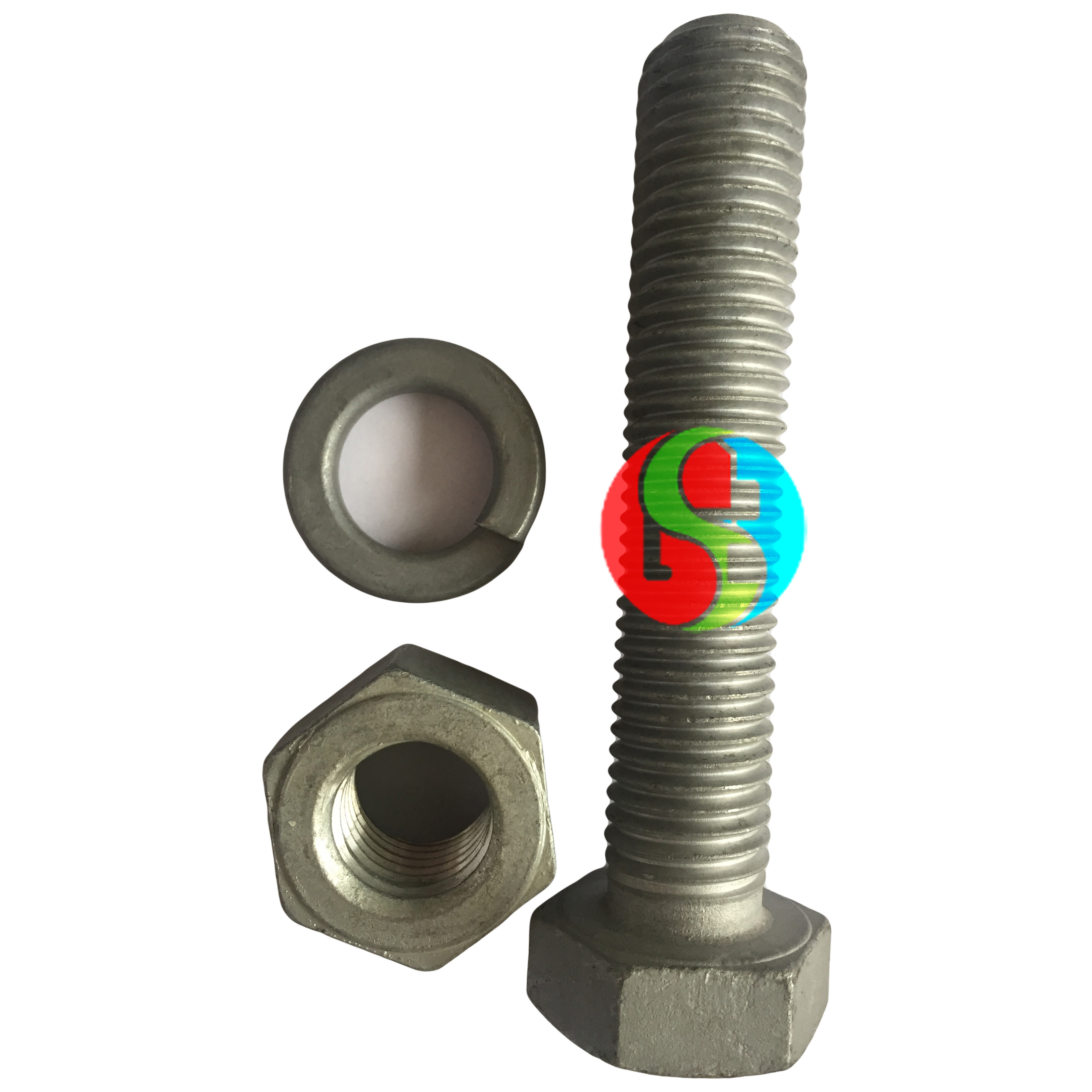 Hex bolt And Nut A193 Gr B7 A194 Gr 2h Hot Dip Galvanis