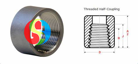Half Coupling Threaded Stainless Steel