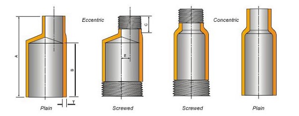 Swage Nipple Socket Weld Concentric Eccentric Stainless Steel