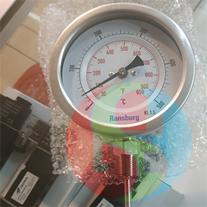 Temperature Gauge Ransburg 4 inch Stainless Steel