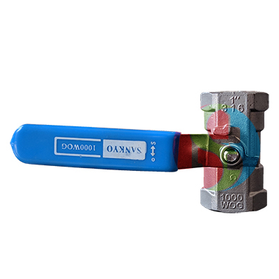 1 Piece Body Ball Valve Threaded Stainless Steel Class 1000 Wog