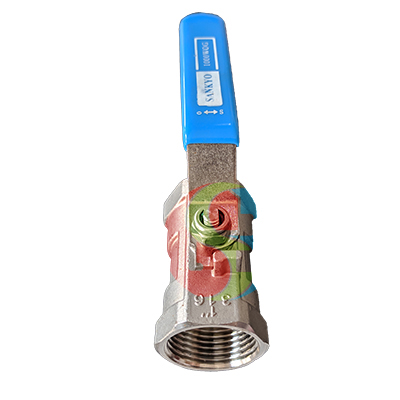 1 Piece Body Ball Valve Threaded Stainless Steel Class 1000 Wog
