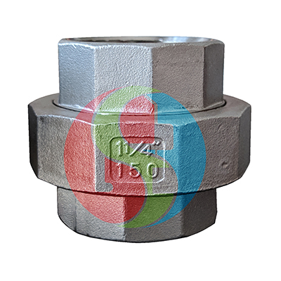 Union Threaded Screw Stainless Steel 304 Class 150