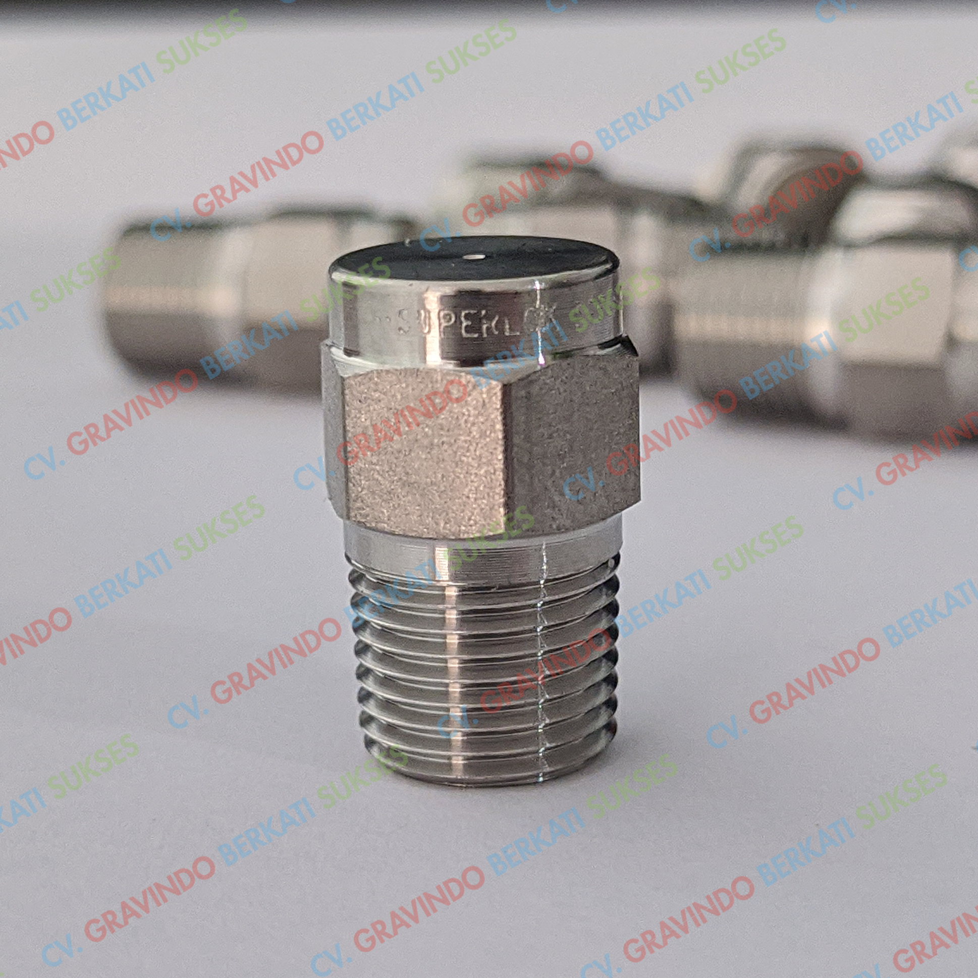 HEX PLUG SS316 SUPERLOK SIZE 1/8 INCH